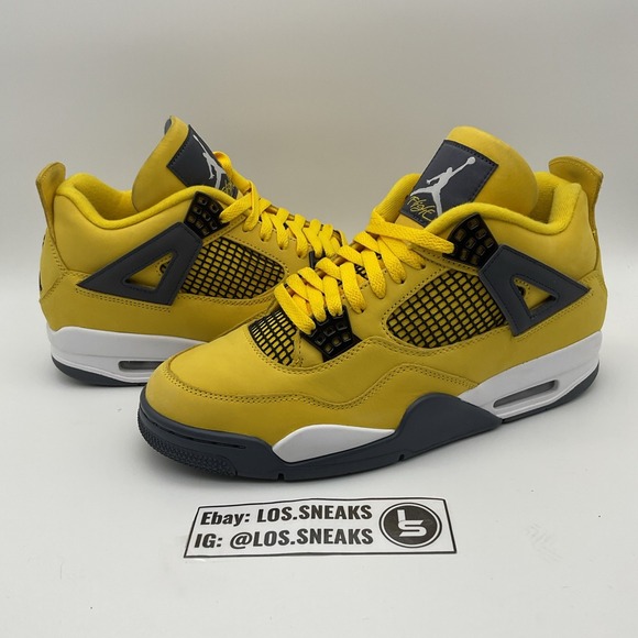 Size 10 - Jordan 4 Retro Mid Lightning (CT8527-700) - Picture 1 of 7